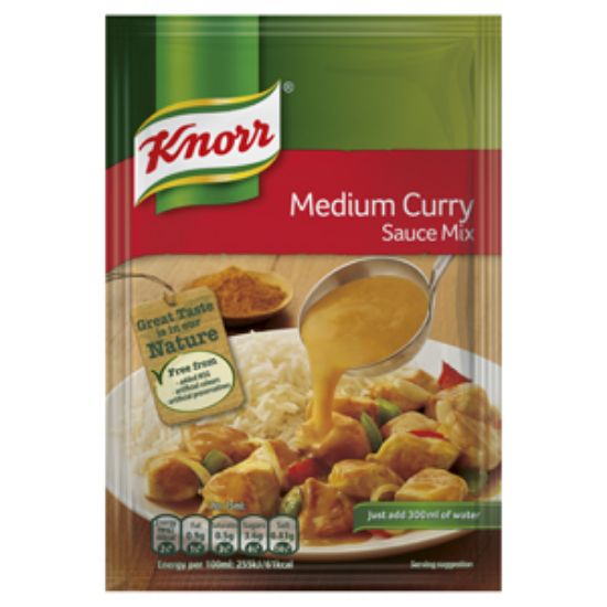 Picture of Knorr Curry Sauce Medium Pouch 47g x16